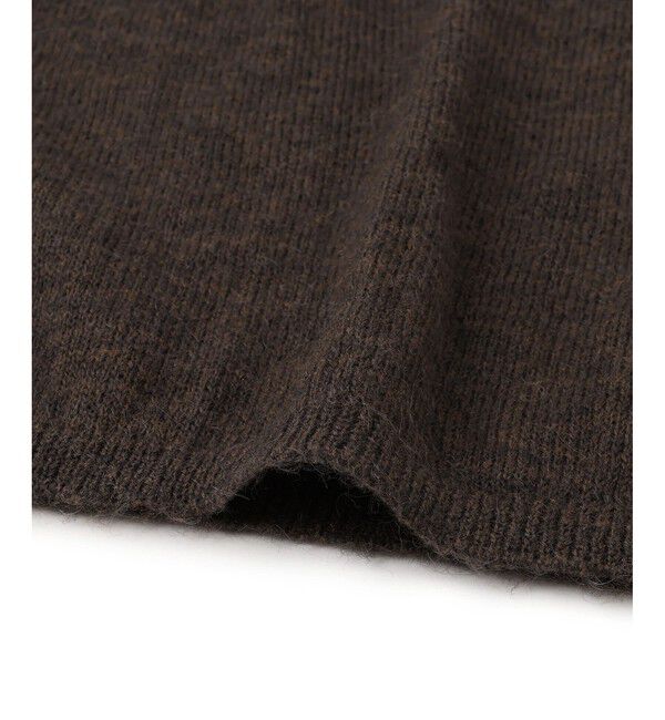 ADAM ET ROPE'「モヘアミックスUネックワンピースネックポーチセット」|ワンピース|