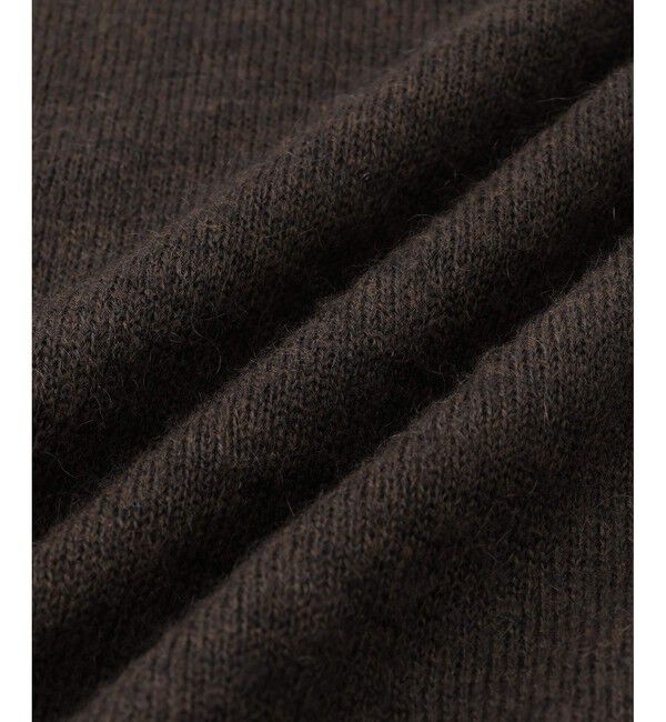 ADAM ET ROPE'「モヘアミックスUネックワンピースネックポーチセット」|ワンピース|