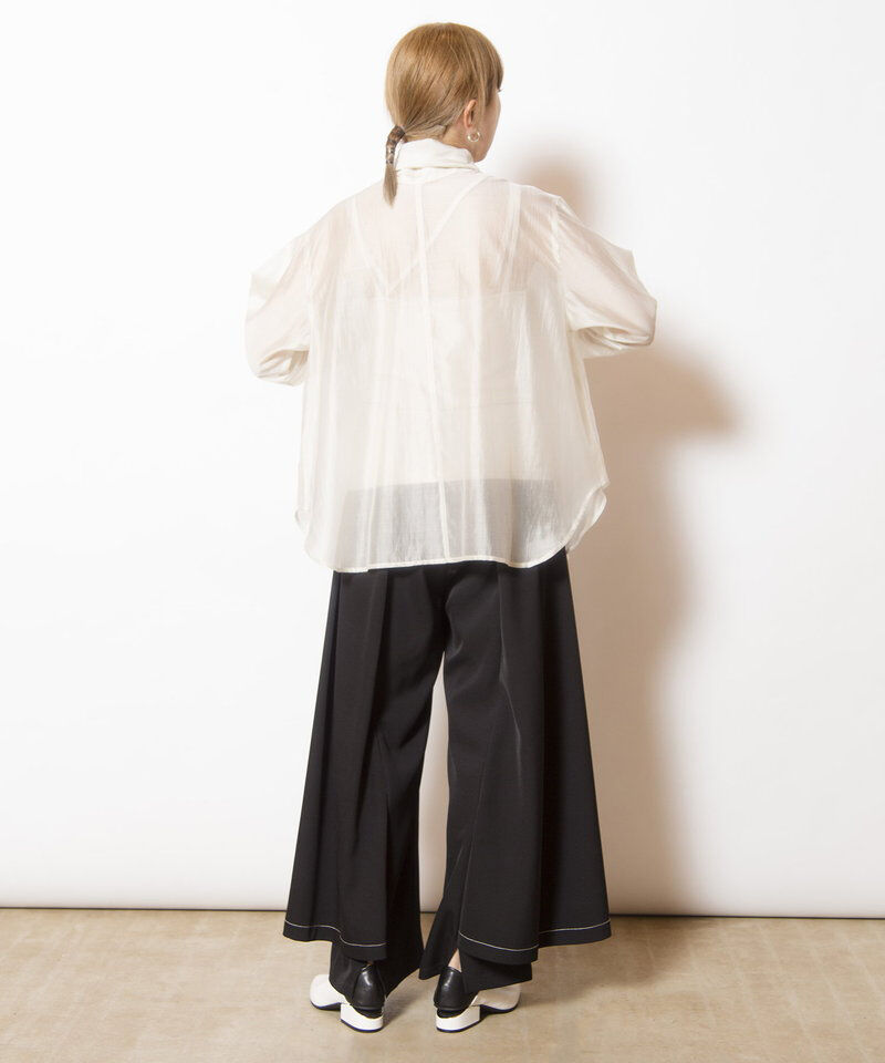  「3WAYシアーシャツブラウス」|シャツ・ブラウス|