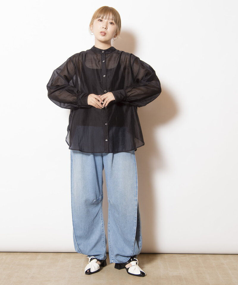  「3WAYシアーシャツブラウス」|シャツ・ブラウス|