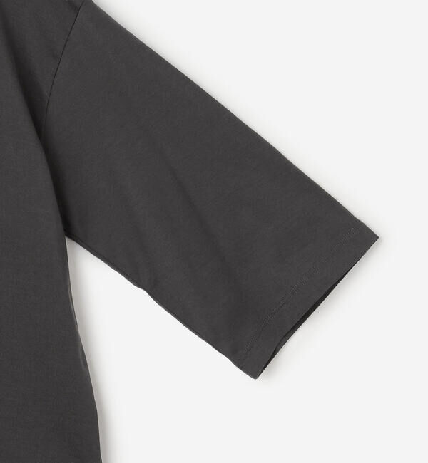 handvaerk「handvaerk | 60/2 ボトルネックTシャツ SOLID WOMEN」|Tシャツ・カットソー|