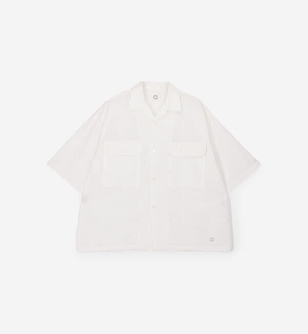 ORCIVAL「ORCIVAL | コットンリネン オープンカラー半袖シャツ MEN」|シャツ・ブラウス|