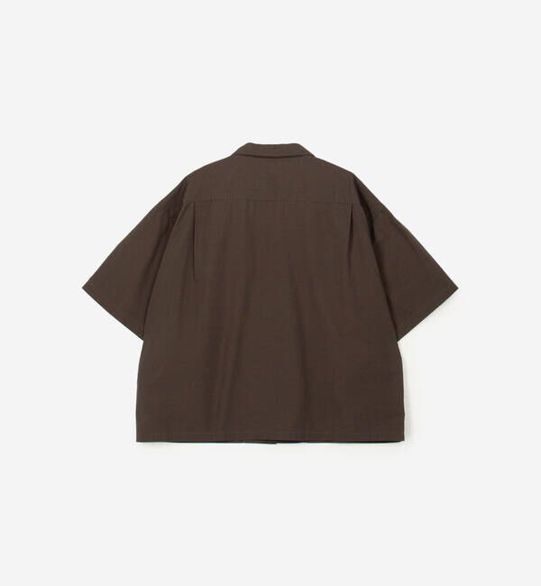 ORCIVAL「ORCIVAL | コットンリネン オープンカラー半袖シャツ MEN」|シャツ・ブラウス|