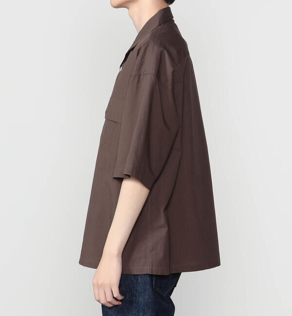 ORCIVAL「ORCIVAL | コットンリネン オープンカラー半袖シャツ MEN」|シャツ・ブラウス|