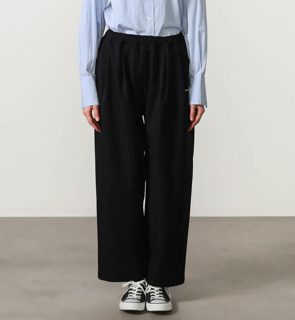  「Gymphlex | ワイドストレート イージーパンツ WOMEN」|チノ|