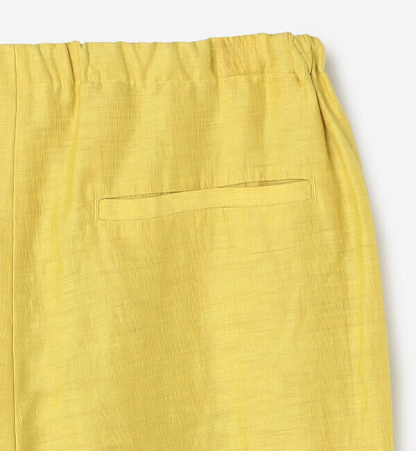 LE GLAZIK「LE GLAZIK | リネンポリエステル エラスティックパンツ WOMEN」|チノ|