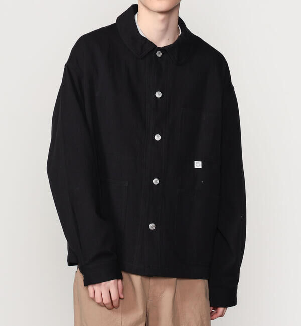 ORCIVAL「ORCIVAL | 〈別注〉ツイルダブルガーゼ カバーオール MEN」|その他|BLACK