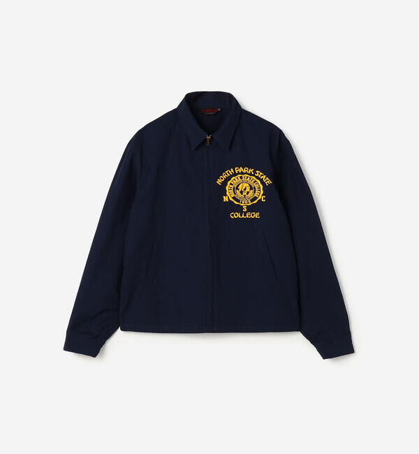  「WHITESVILLE | コットンポプリン スポーツジャケット WOMEN」|テーラードジャケット|NAVY