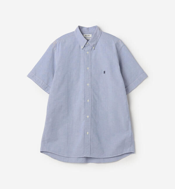 GYMPHLEX「Gymphlex | コットン ボタンダウン半袖シャツ MEN」|シャツ・ブラウス|