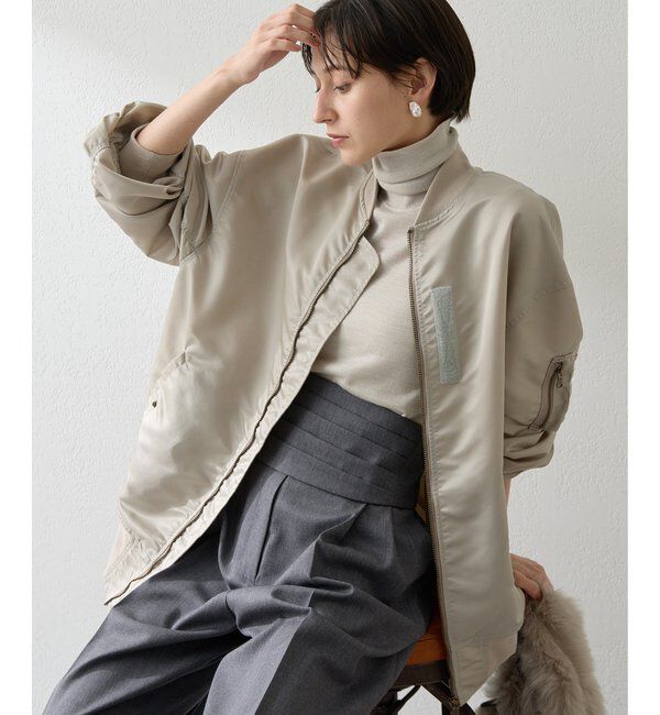  「《12/27 予約スタート》【インフルエンサーコラボ】ナイロンMA-1」|その他|