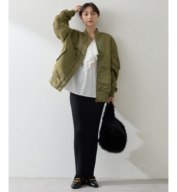  「《12/27 予約スタート》【インフルエンサーコラボ】ナイロンMA-1」|その他|