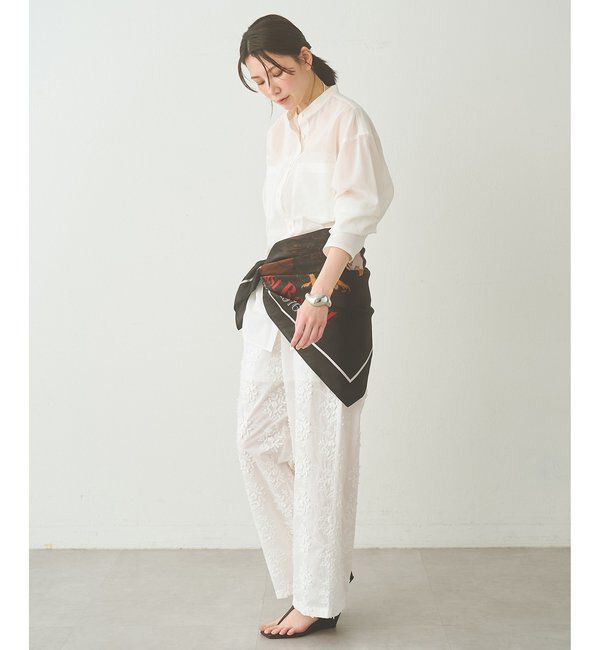  「3D刺繍パンツ」|チノ|