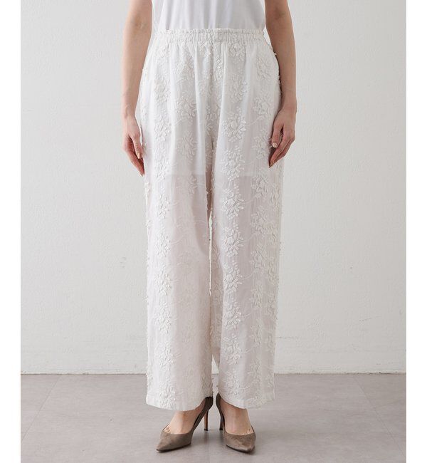  「3D刺繍パンツ」|チノ|