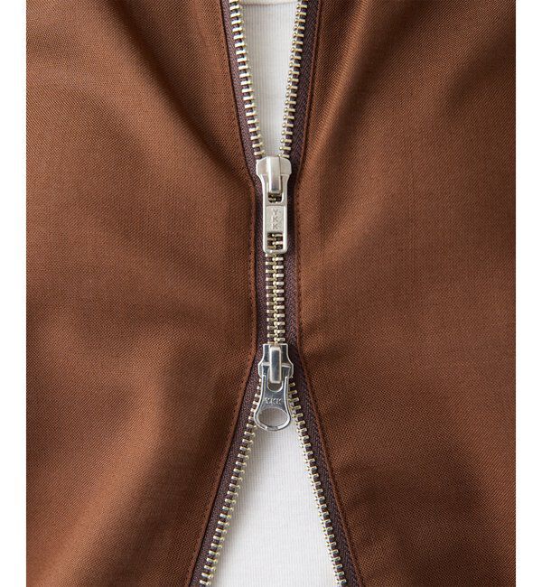 Drawing Numbers「【Drawing Numbers】ボイルZIPブルゾン」|シャツ・ブラウス|