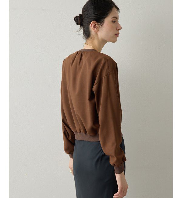 Drawing Numbers「【Drawing Numbers】ボイルZIPブルゾン」|シャツ・ブラウス|