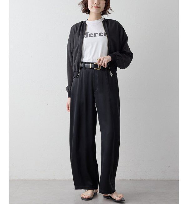 Drawing Numbers「【Drawing Numbers】ボイルZIPブルゾン」|シャツ・ブラウス|