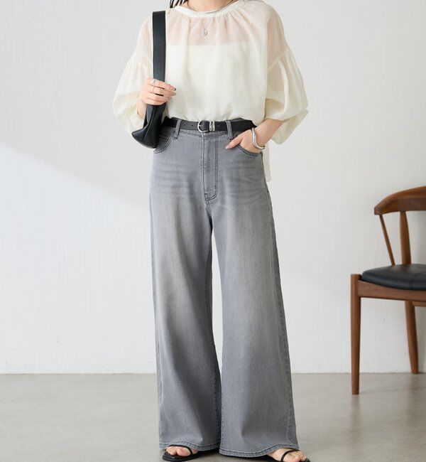  「スキッパーシアーブラウス」|シャツ・ブラウス|