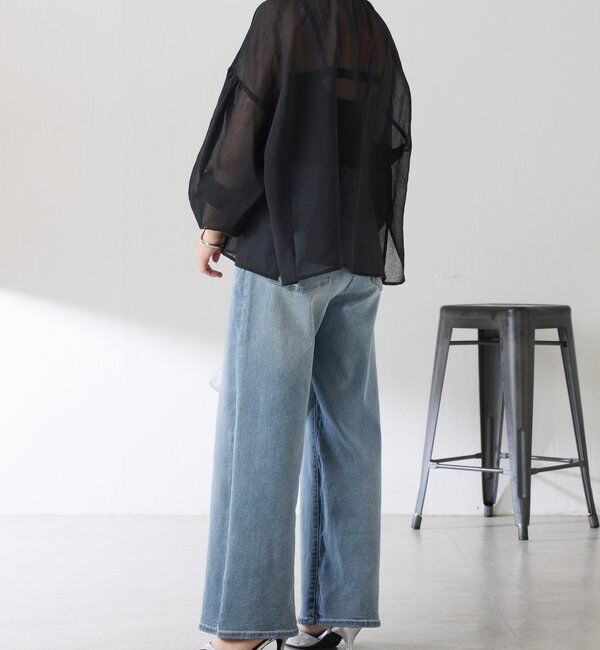  「スキッパーシアーブラウス」|シャツ・ブラウス|