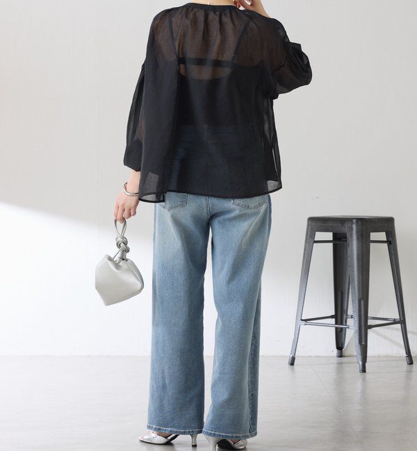  「スキッパーシアーブラウス」|シャツ・ブラウス|