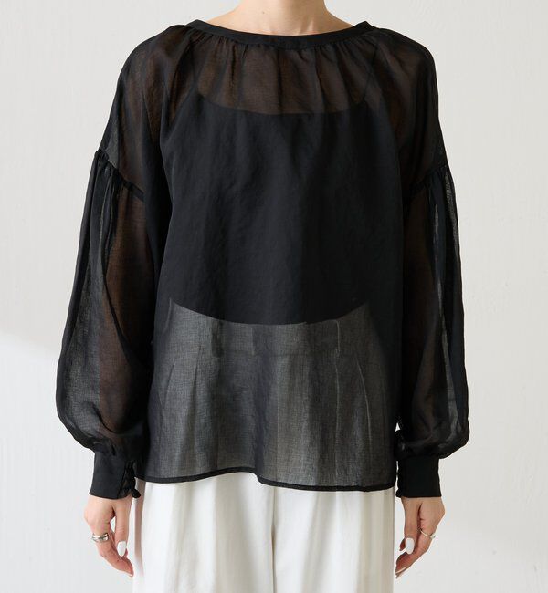  「スキッパーシアーブラウス」|シャツ・ブラウス|