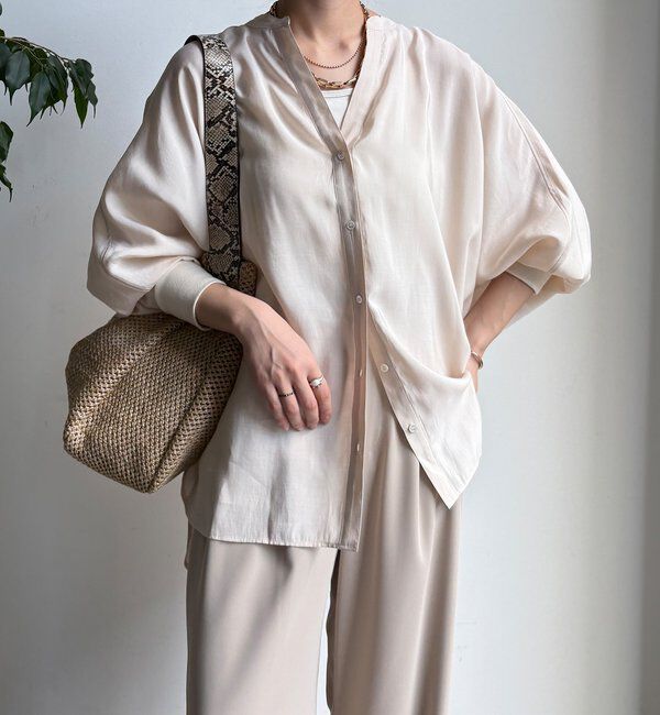  「袖リブドルマンシャツ」|シャツ・ブラウス|