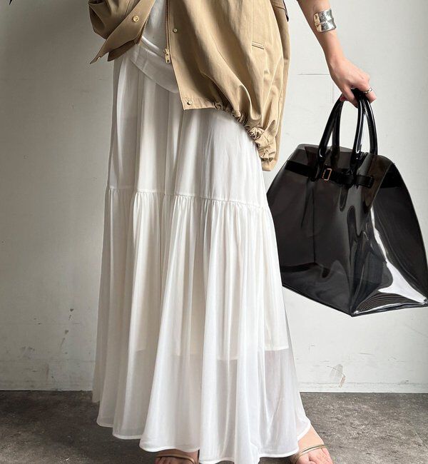  「エアリーギャザースカート」|スカート|
