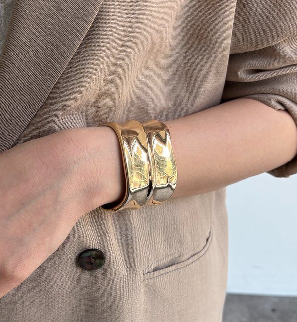  「ワイドバングル」|その他|ゴールド