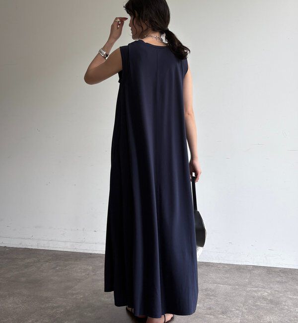  「シルケットスムースフレアカットワンピース」|ワンピース|