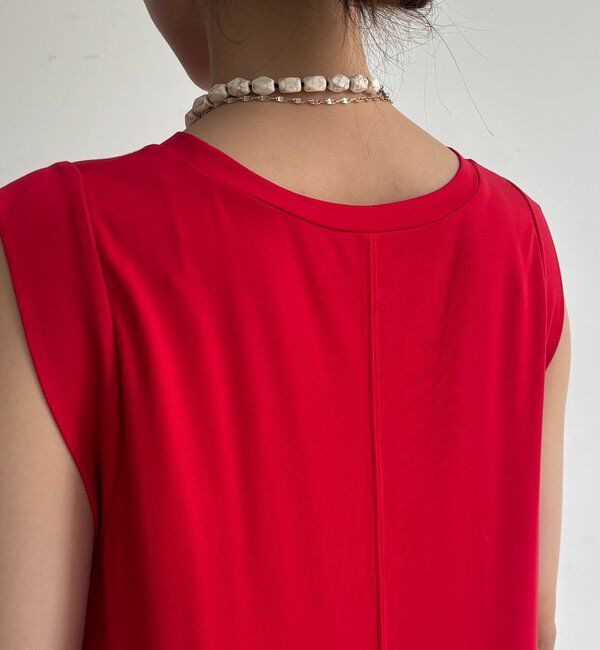  「シルケットスムースフレアカットワンピース」|ワンピース|