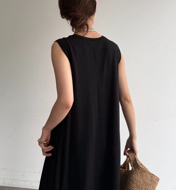  「シルケットスムースフレアカットワンピース」|ワンピース|