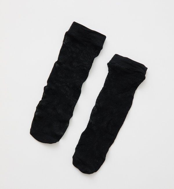  「【抜け感】ミニフィッシュネットソックス」|ソックス|