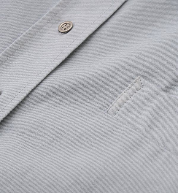  「【セットアップ着用可能】ガーメントダイコットンツイルシャツ」|シャツ・ブラウス|