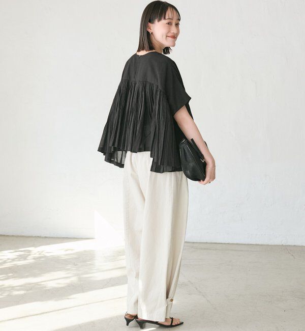  「【セットアップ着用可能】ガーメントダイコットンツイルパンツ」|チノ|