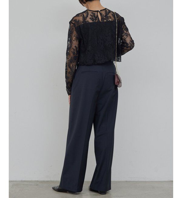  「レイヤードレースブラウス」|シャツ・ブラウス|