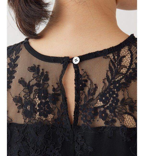  「レイヤードレースブラウス」|シャツ・ブラウス|