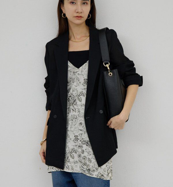  「シアーメッシュジャケット」|テーラードジャケット|