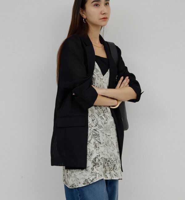  「シアーメッシュジャケット」|テーラードジャケット|