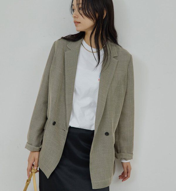  「シアーメッシュジャケット」|テーラードジャケット|