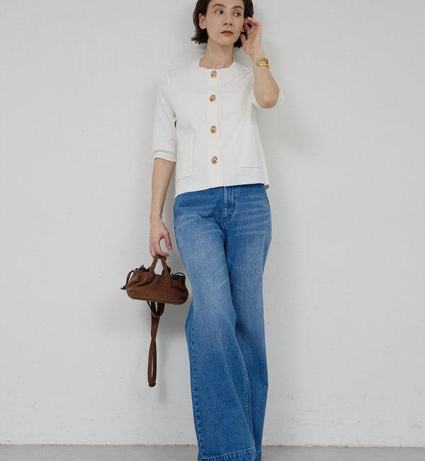  「オーバルボタンカーディガン」|ニット・セーター|