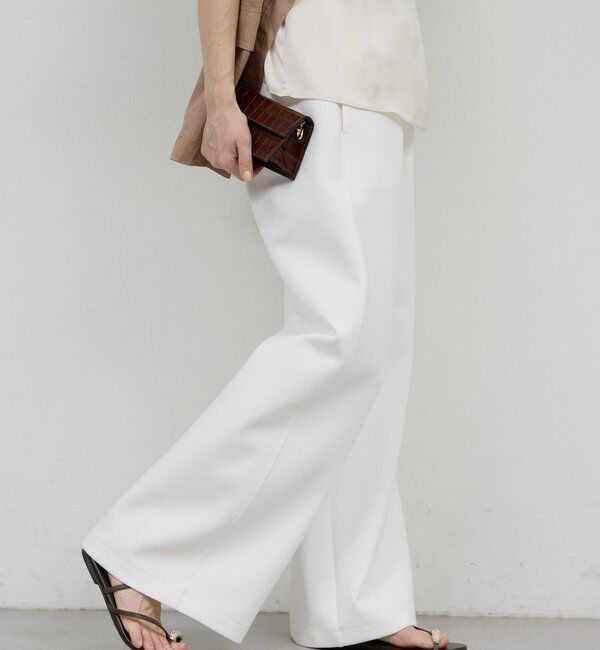  「刺繍ロゴスウェットパンツ」|チノ|