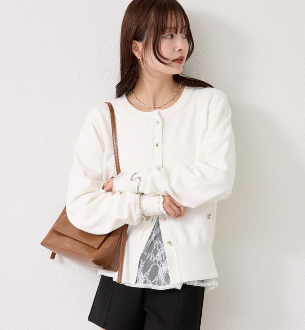  「チャーム付きデイリーカーディガン」|カーディガン|