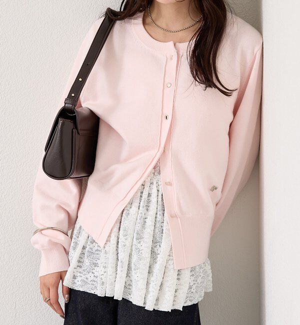  「チャーム付きデイリーカーディガン」|カーディガン|