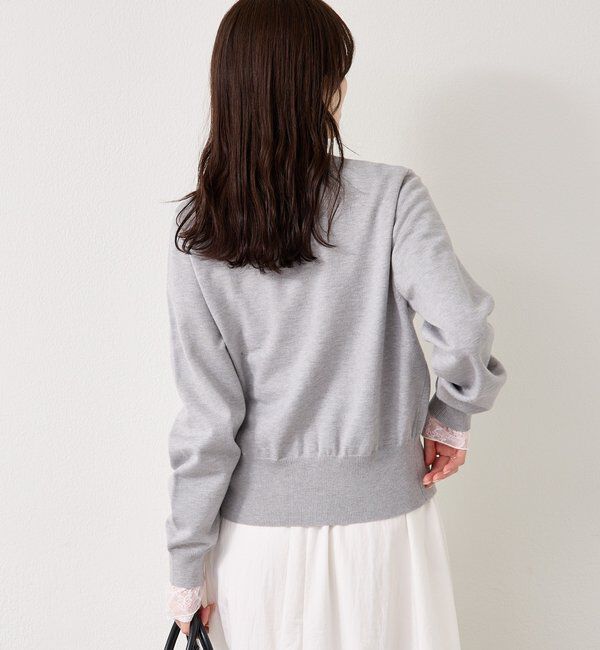  「チャーム付きデイリーカーディガン」|カーディガン|