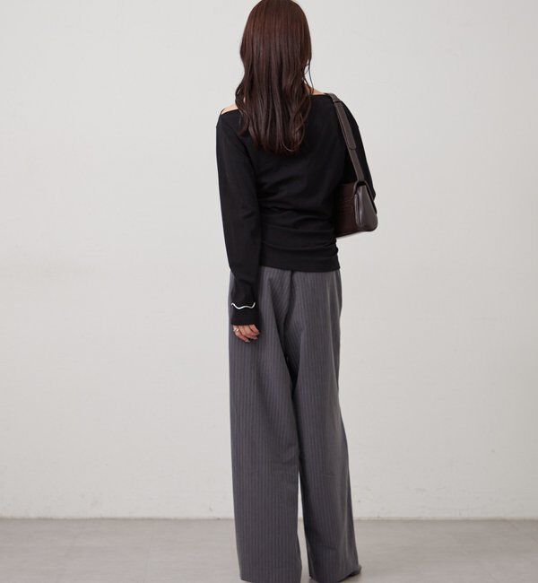  「オフショルヘム カットソー」|Tシャツ・カットソー|