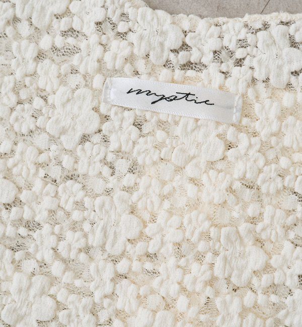  「フラワーカットレースカーディガン」|Tシャツ・カットソー|