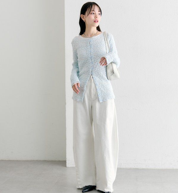  「フラワーカットレースカーディガン」|Tシャツ・カットソー|