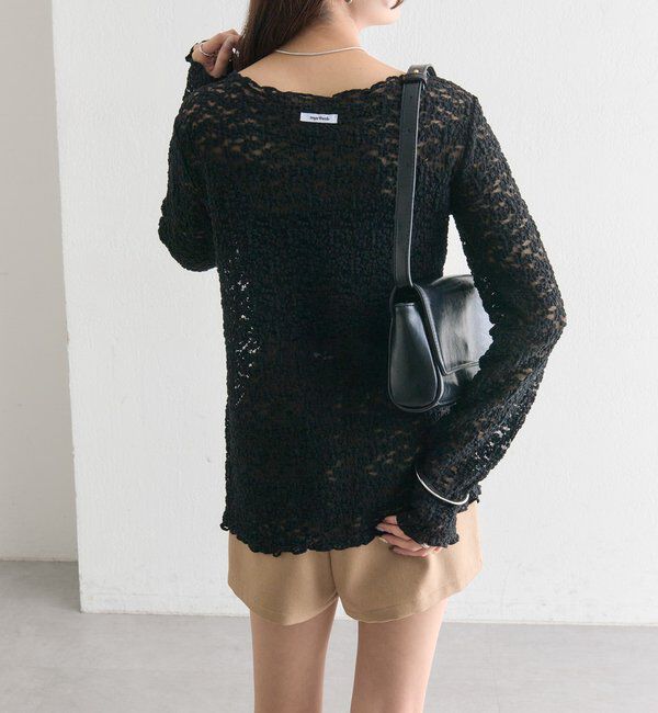  「フラワーカットレースカーディガン」|Tシャツ・カットソー|