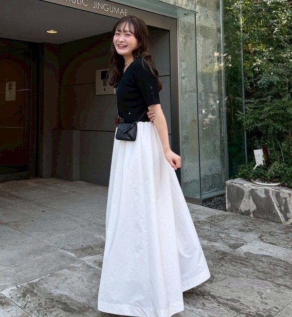  「【@__misa__03企画】プレート付きドッキング半袖ワンピース」|ワンピース|