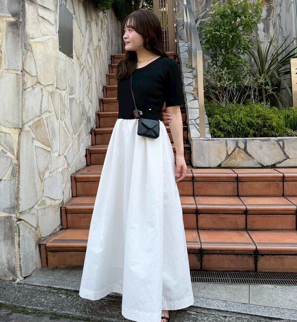  「【@__misa__03企画】プレート付きドッキング半袖ワンピース」|ワンピース|