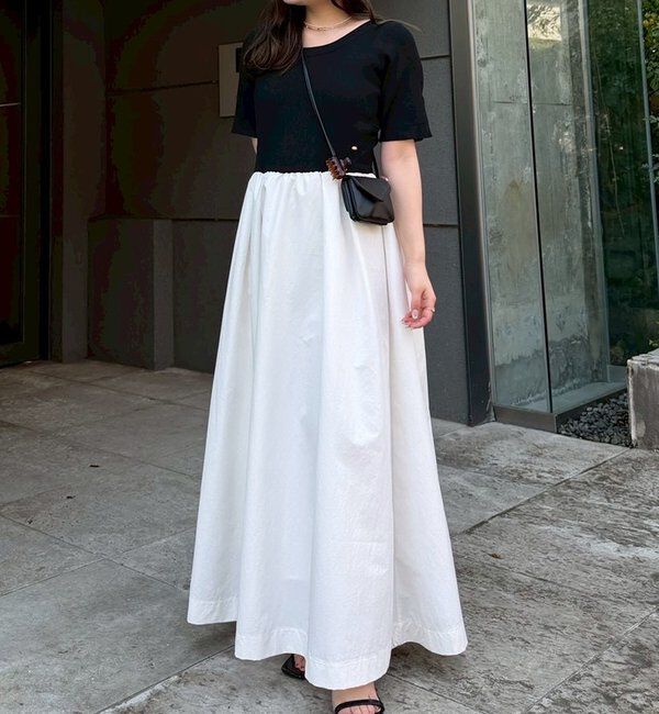  「【@__misa__03企画】プレート付きドッキング半袖ワンピース」|ワンピース|